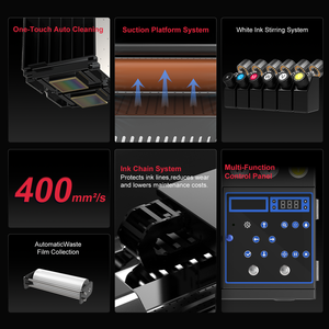 Cầu Vồng A3 UV dtf máy in UV máy in nhãn UV trực tiếp-to-film Roll-to-Roll máy in - Product Image 3