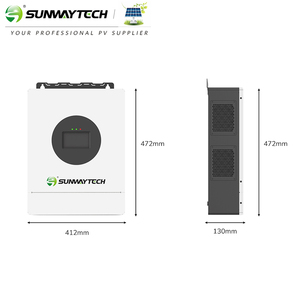 5000 Watts 5KVA 6KW Off <span class=keywords><strong>Grid</strong></span> năng lượng mặt trời biến tần Quảng Châu nhà MPPT năng lượng mặt trời biến tần tinh khiết Sine Wave chia giai đoạn 7kW - Product Image 4