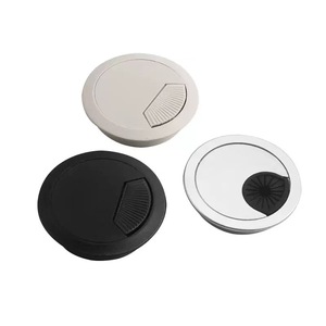 Boîte de câblage de bureau ronde YSEO, couvercle de gestion des câbles en plastique pour bureau YS015 - Product Image 2