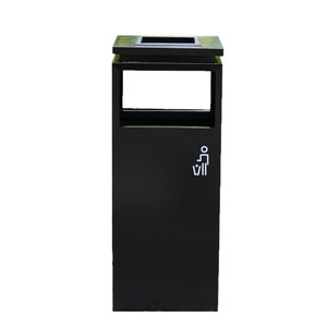 Xinyue Outdoor Stainless Steel Trash Can 36x36x80cm <b>Large</b> Capacity Recyclable Waste Sorting <b>Bin</b> For Municipal Use - Product Image 1