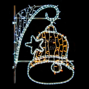 Tùy chỉnh 2D chuông ngoài trời trang trí đường phố cực giáng sinh LED Motif đèn - Product Image 2