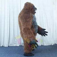 Costume de Mascotte Gonflable Singe Gorille CE Ape King Kong Personnalisé Anime Cosplay Thème Déguisement Carnaval Adultes Unisexe
