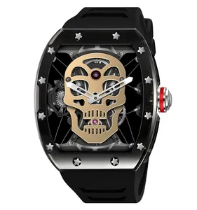 SKMEI jam tangan pintar multifungsi pria, arloji elektronik olahraga tahan air dengan panggilan Bluetooth, gelang denyut jantung dan tekanan darah