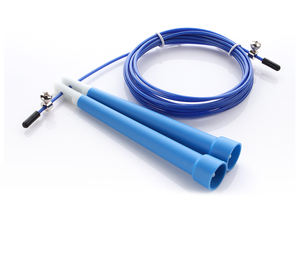 Mkas เชือกกระโดดพีวีซีสีขาวสำหรับออกกำลังกายเชือกกระโดดแบบมืออาชีพพร้อมโลโก้เหล็กถ่วงน้ำหนักสำหรับยิมออกกำลังกาย - Product Image 6