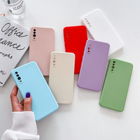 Para XiaoMi RedMi Note 14 Pro K80 10 11 11S 10s 10T 9T 8 8T 7 Pro 9A 9C 10C Poco X3Soft Solid Candy Cover Funda de silicona líquida