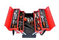 ELEHAND 85 pièces – Coffret d'outils de réparation automobile professionnel en gros – Clés à douilles et outils de sécurité pour voiture – Boîte à outils métallique