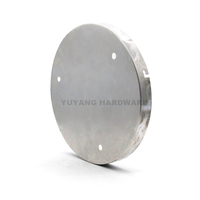 Vente en gros de canopies de plafond rondes en métal à 3 trous personnalisées pour lustre, modèle Y-P09, 250 mm, origine Guangdong