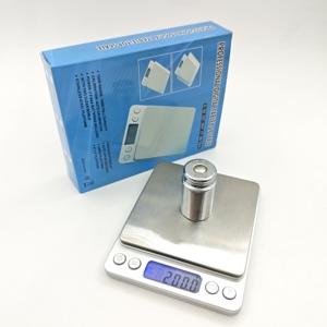 미니 포켓 스케일 식품 무게 대형 디스플레이 측정 휴대용 재고 계량 전기 LCD 디지털 주방 저울 - Product Image 5