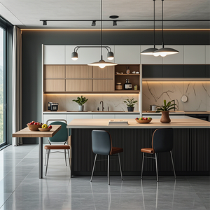 Tủ đựng thức ăn nhà bếp đa chức năng-Kệ kéo tùy chỉnh, giá gia vị & ngăn kéo đóng mềm - Product Image 6