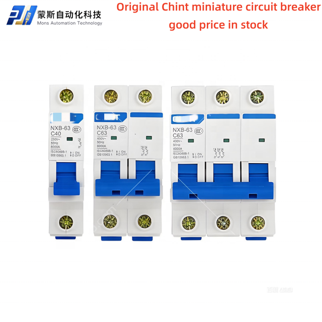 CHINT MCB Circuit Breaker NXB-63 4P C20A Miniature Circuit Breaker Mini Circuit Breaker Curve C 1A-63A 2P 3P 4P 250V 6kA
