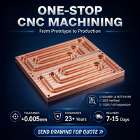 Bloc de refroidissement liquide pour GPU en cuivre usiné CNC, nickelé, résistant à la corrosion, OEM pour système de refroidissement liquide personnalisé, pièces PC