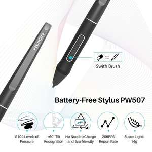 Huion <span class=keywords><strong>Kamvas</strong></span> Pro <span class=keywords><strong>12</strong></span> Pen Monitor Display Tableta de dibujo de gráficos digitales para animación - Product Image 2