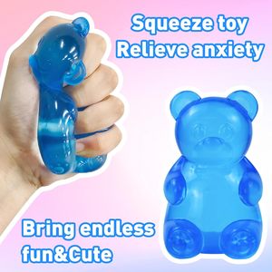 Bear <b>Squishy</b> Toy TPE Stress Relief Squeeze Ball For Kids Age 2 To 4 Years Unisex Fidget Toy - Product Image 2
