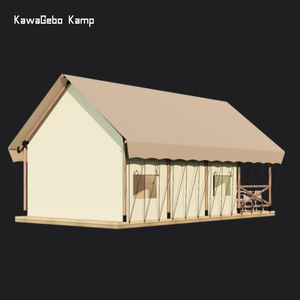 Yumuq pvdf Bìa hai tầng tùy chỉnh khách sạn sang trọng Châu phi Safari Lều vặn lại lều với phòng ngủ và phòng khách - Product Image 2