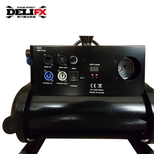 100W 3.5MPA presión <span class=keywords><strong>de</strong></span> aire potente disparar streamer hasta 20m y confeti hasta 10m DMX confeti cañón lanzador máquina para fiesta - Product Image 6