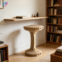 Chaise de bar moderne en bois sur mesure pour appartement, chambre, extérieur, maison, cuisine, salle à manger, comptoir