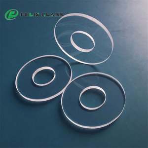 กระจกแก้วออปติคอล FELIX BK7/ฟิวด์ซิลิกา/CaF2/แซฟไฟร์ แบบเจาะรู กระจกแบน/แผ่นกระจก/กระจกหน้าต่าง มีรู - Product Image 4