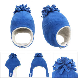 Inverno ragazzi ragazze in pile <span class=keywords><strong>Sherpa</strong></span> foderato per bambini paraorecchie cappello e guanti - Product Image 4