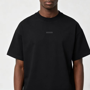 T-shirt unisexe de qualité ODM, haute qualité, motif étoile HELLO, 100% coton épais, coupe oversize, style streetwear, qualité du logo 1.1. - Product Image 1