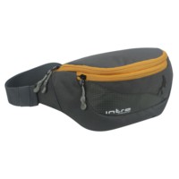 Sac banane/sac à bandoulière en polyester imperméable et durable avec motif lettres, fermeture éclair, idéal pour le sport quotidien et toutes les saisons