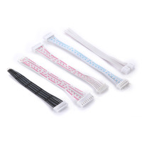 Cable Plano de Cinta con Rayas Rojas y Grises, 26AWG, Multicore, 10P, 16P, 20P, 24P, 40P, para Equipos Electrónicos