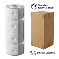 Matelas hybride à ressorts ensachés compressé, ultra doux, respirant, hypoallergénique, écologique, soulagement de la pression, durable, pour hôtels et écoles