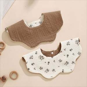 Bavoirs pour bébé en coton biologique 100% - Triangles colorés - Absorbants - Séchage rapide - Bandana - Bavoirs en coton biologique pour bébé - Product Image 4