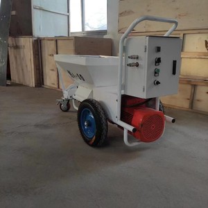 <span class=keywords><strong>Yeso</strong></span> Cemento Enyesado Pintura <span class=keywords><strong>PFT</strong></span> Máquina Mortero Pulverización Equipo Bomba Motor Máxima Horizontal Transporte Distancia 50m - Product Image 2