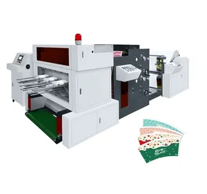 High Speed Automatic label Paper bowl plate Cup Printing And Roll Die Cutting Machine