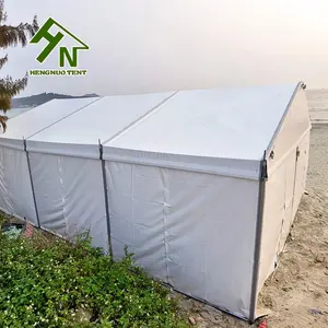 重型铝沙漠帐篷字幕白色聚氯乙烯贸易展览帐篷户外帐篷框架防风