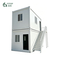 Casas Contenedor Prefabricadas Modulares de Montaje Rápido, Portátiles, Transpirables, Plegables, de Acero Ligero, Tamaño Personalizado, Tipo Apartamento