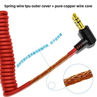 Câble adaptateur audio 3,5 mm TRS vers TRRS pour microphone cravate et sortie audio, mâle-mâle