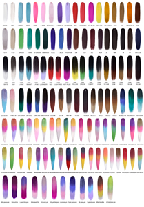 ดาร์ลิงผมถักแบบไล่เฉดสีสำหรับต่อ100% ผมถักโครเชต์ผลิตภัณฑ์จากเคนยา - Product Image 2
