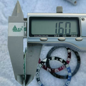 Inserto de Bisel Inclinado de Cerámica de 38 mm x 30,6 mm, Repuesto Compatible con Cajas de Reloj de 40,5 mm, Accesorios - Product Image 2