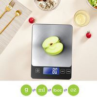 Balance de cuisine transfrontalière Cedar Space 5kg/1g, balance de précision pour la pâtisserie et la pesée alimentaire, avec fonction tare et conversion d'unités