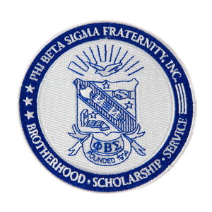 Thêu Tùy Chỉnh 100% Đầy Đủ Thêu Vá Thiết Kế <span class=keywords><strong>Zeta</strong></span> <span class=keywords><strong>phi</strong></span> <span class=keywords><strong>Beta</strong></span> Sắt Trên Phù Hiệu Cho Quần Áo - Product Image 2