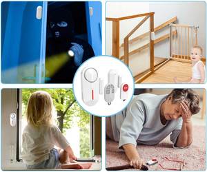 Chuông Báo Động Cửa Sổ Cửa An Toàn Máy Dò Cảm Biến An Ninh Chống Trộm Cửa Ra Vào Báo Động Rung Cửa Sổ Cửa Để Cảnh Báo Trộm - Product Image 2