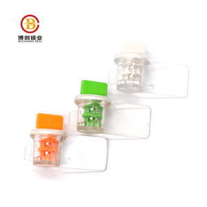 Sceau de sécurité jetable pour câble électrique de marque <span class=keywords><strong>Yuston</strong></span> BCM110, sceau de sécurité transparent anti-effraction en plastique personnalisé - Product Image 4