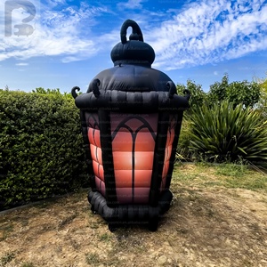Enorme Linterna Inflable Personalizada, Modelo Realista <span class=keywords><strong>de</strong></span> Linterna Antigua, para Parques Encantados, Carnavales <span class=keywords><strong>de</strong></span> <span class=keywords><strong>Halloween</strong></span>, Inauguraciones, Decoración Festiva y Espeluznante - Product Image 2