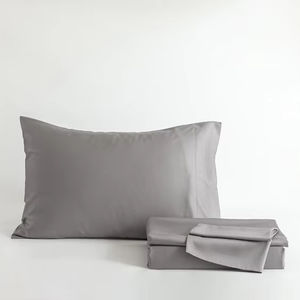 Set di bambù 100% tinta unita tinta unita <span class=keywords><strong>per</strong></span> uso domestico-Set di federe in bambù doppio doppio doppio federe copripiumino - Product Image 2