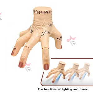 Produits tendance 2025 réaliste en plastique créatif Figurine décor artisanat chose main Halloween effrayant main accessoires blague jouet - Product Image 1