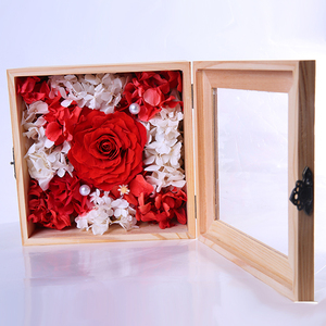 Rosas Eternas Preservadas <span class=keywords><strong>de</strong></span> Alta Calidad al por Mayor, Nuevo Diseño, Regalo para el Día <span class=keywords><strong>de</strong></span> la Madre y San Valentín, Caja <span class=keywords><strong>de</strong></span> Madera con Marco <span class=keywords><strong>de</strong></span> Fotos - Product Image 6