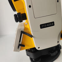   Station totale laser topographique ZTS-420L8 pour levés hydrographiques, communication sans fil Bluetooth, batterie Li-ion