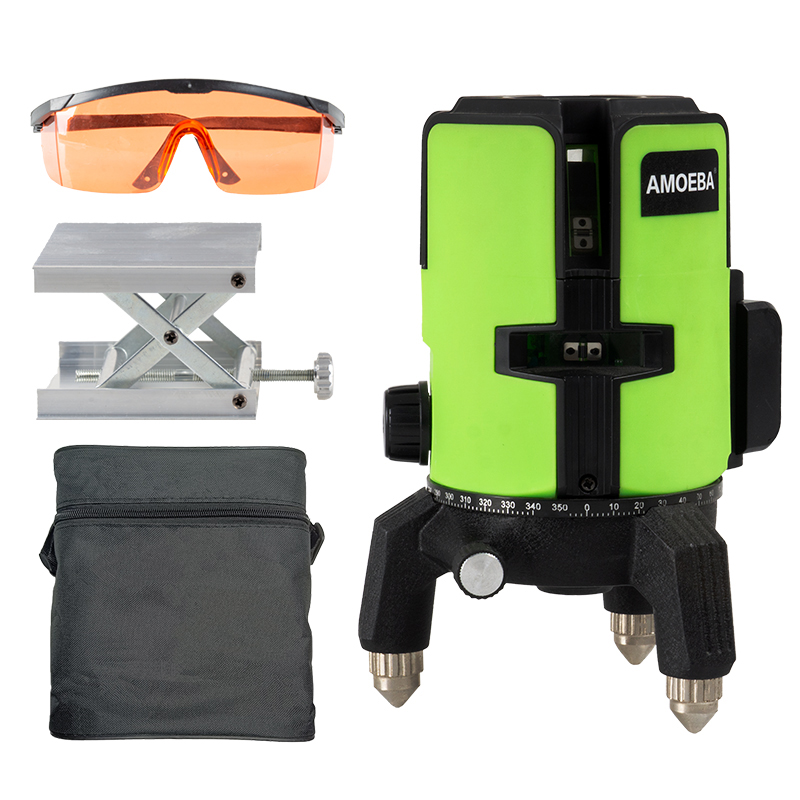 Недорогой пользовательский проверенный поставщик оптом литиевый мощный зеленый мини линейный лазерный уровень инструмент