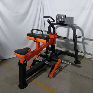 Plaka Yüklemeli Makineler Baldır Kaldırıcı. Oturmalı Baldır Kaldırma Fitness Aleti Spor Salonu Makinesi - Product Image 3