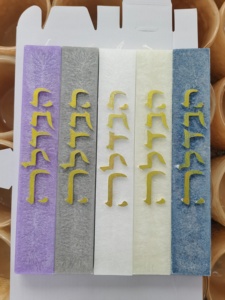 Caldo-vendita di fiori di ghiaccio multicolore rituale colori candela di ghiaccio ebraico candela votiva Havdalah in attività ebraica regalo - Product Image 5