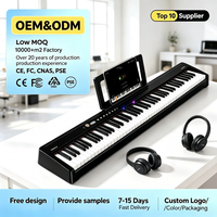 C2 MAX TERENCE Smart Teaching Piano mit 88 gewichteten Tasten, professioneller Klangquelle und Digitalpiano-Keyboard