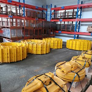 Undercarriag gomma pista cieca piastra pad scarpa dozer escavatore bulldozer d6h personalizzato singolo triple grouser in acciaio pista piastra scarpa - Product Image 4