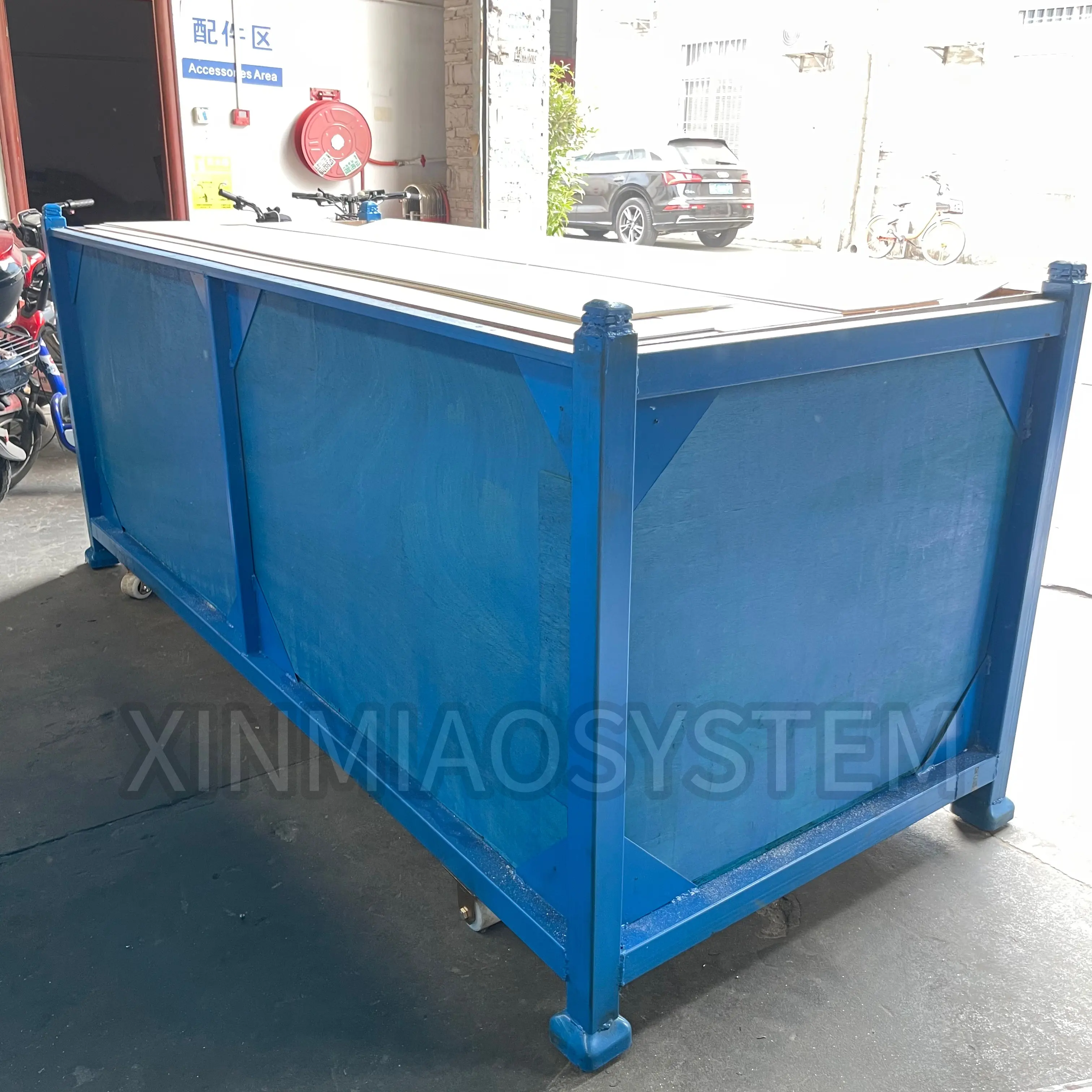 Exhibition Booth Materials Moving Storage Boxes,Heavy Duty Road-case Turnover Boxes with Wheels