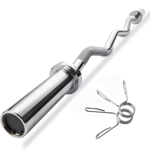 <span class=keywords><strong>Barre</strong></span> <span class=keywords><strong>EZ</strong></span> Courbe Olimpique Courte de 1,2 m, <span class=keywords><strong>Barre</strong></span> Courbe de 50 mm pour Entraînement <span class=keywords><strong>Biceps</strong></span> Triceps à Domicile - Product Image 3